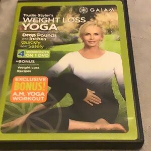 GAIAM Yoga- Weight Loss Yoga DVD featuring Trudy Styler.